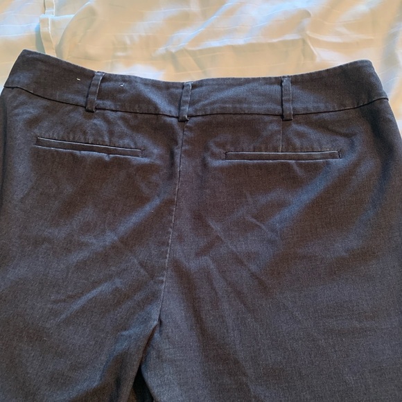 $10 LOFT Charcoal size 8 Petite Trousers-slacks-pants - Picture 4 of 7